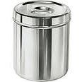 dressing jar, stainless steel dressing jar, 1 quart dressing jar, dressing jar with cover