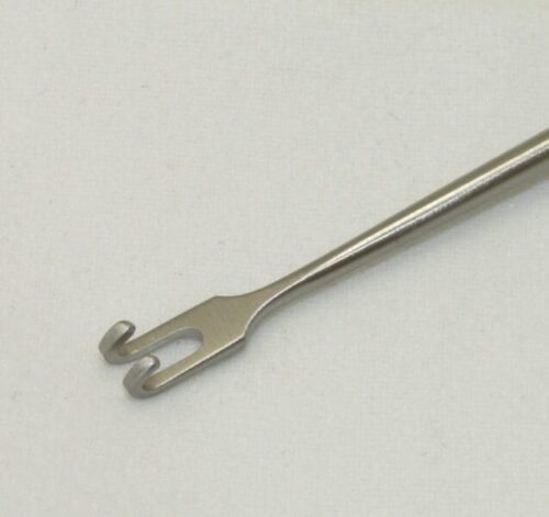 Freer Skin Hook, double prong blunt 2mm wide, miltex 21-103