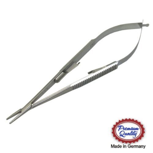 Castro Needle Holder straight with lock, E3850